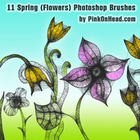 Spring Flower Brushes