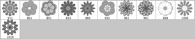 brushes palette