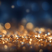 Golden Sparks on Midnight Blue